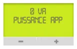 Écran Linky Puissance appelée
