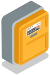 Compteur Gazpar avec numéro PCE