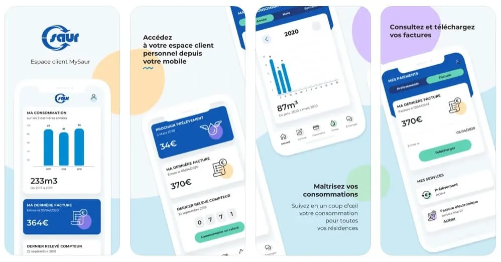 application mobile saur