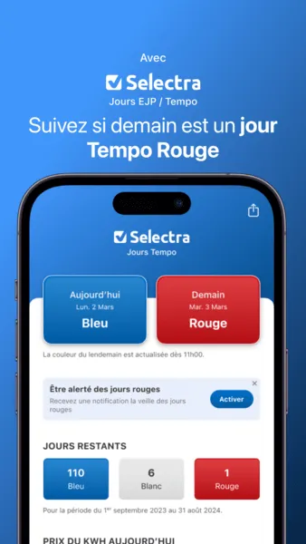 capture d'écran Selectra