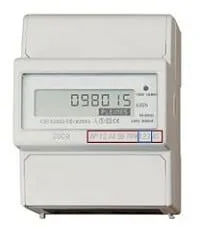 Schéma localisation du numéro sur un compteur électronique