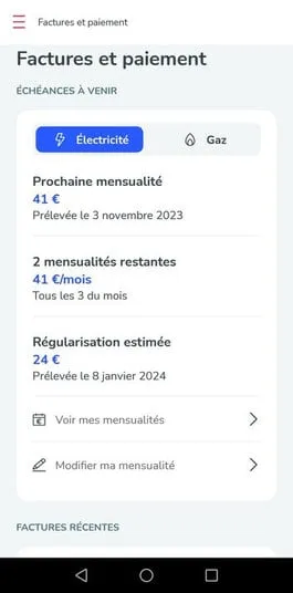 obtenir et consulter sa facture
