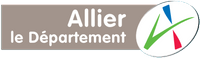 Carte du d&eacute;partement Allier